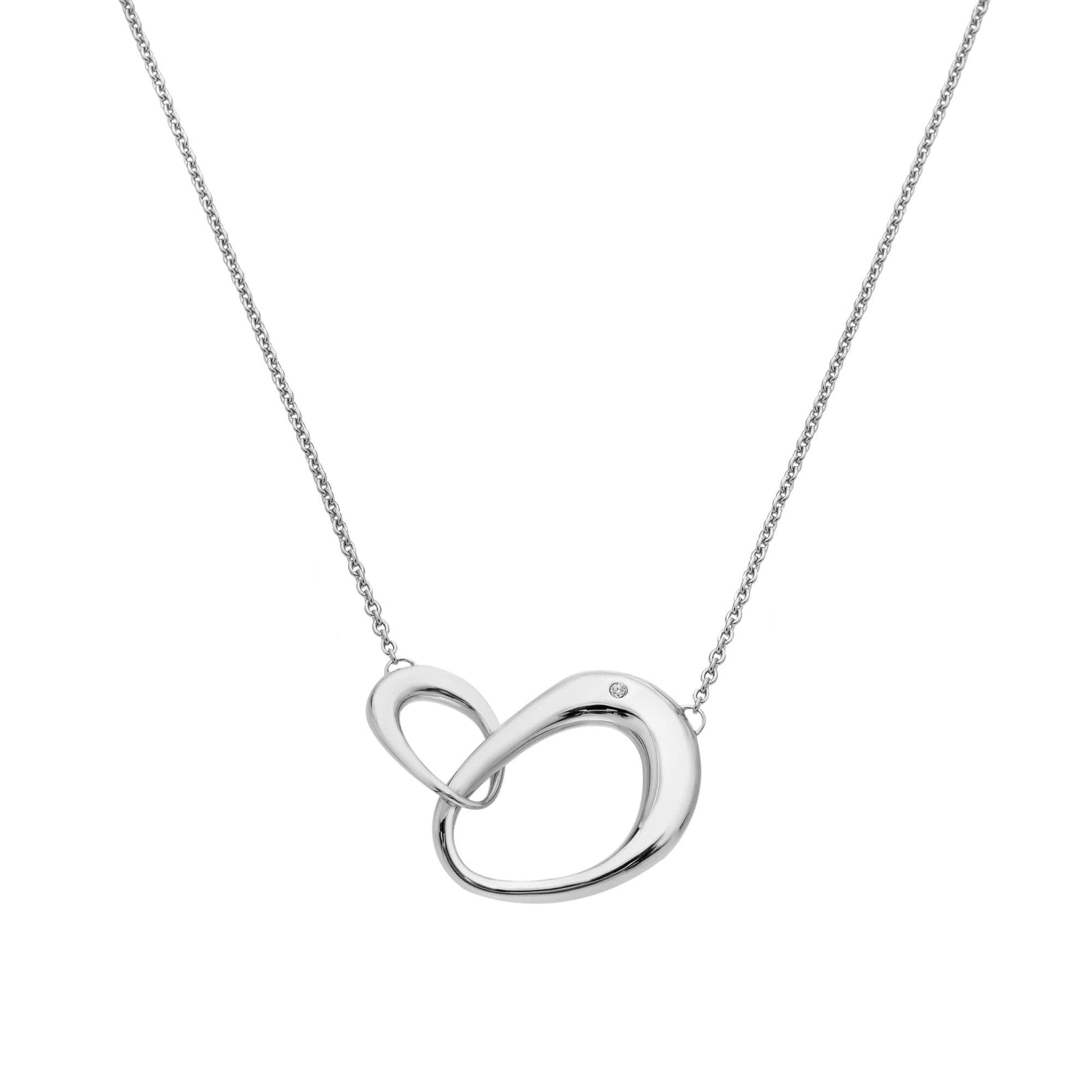Sterling Silver Sleek Necklace Necklace DN211Hot DiamondsDN211