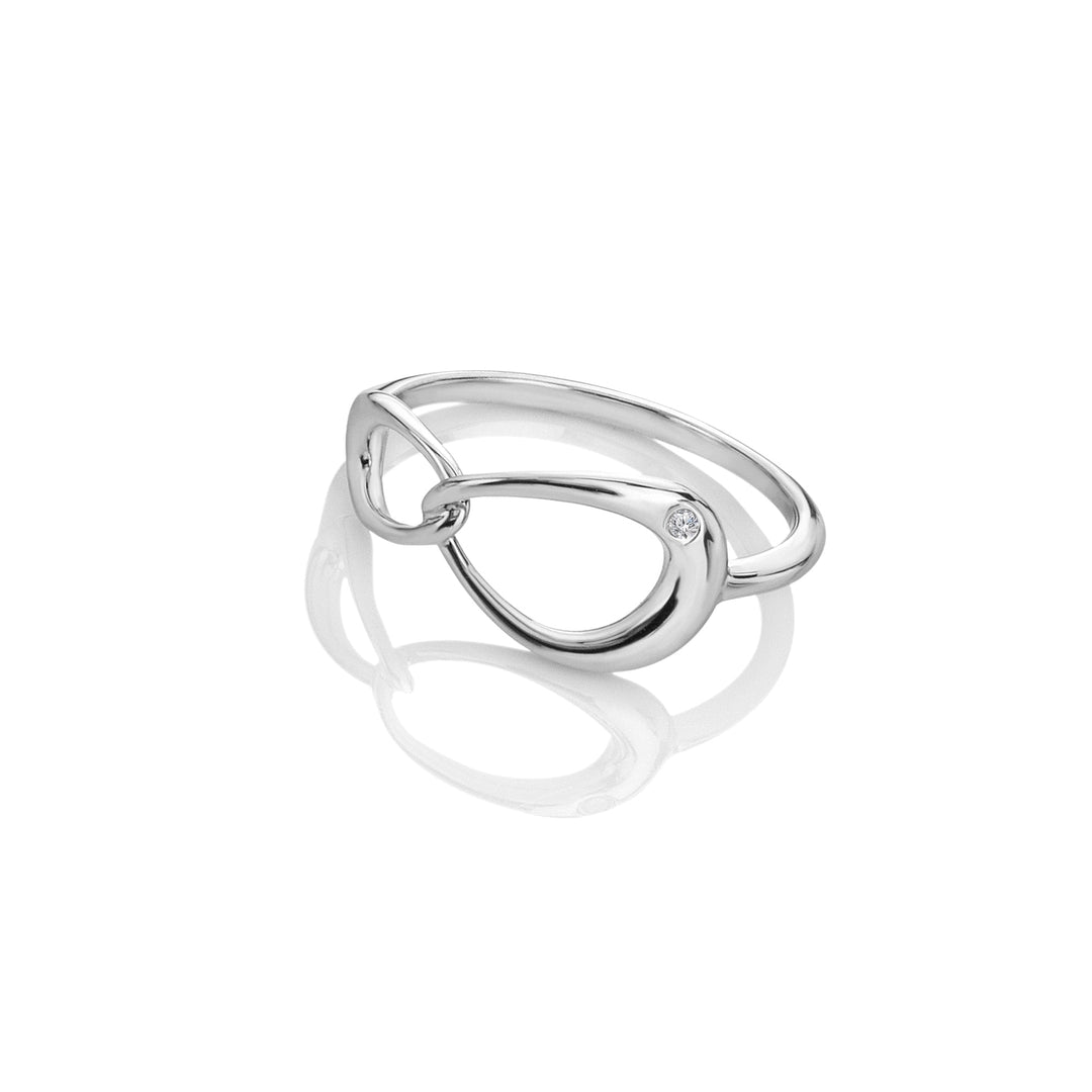 Sterling Silver Sleek Ring DR290Hot DiamondsDR290/K