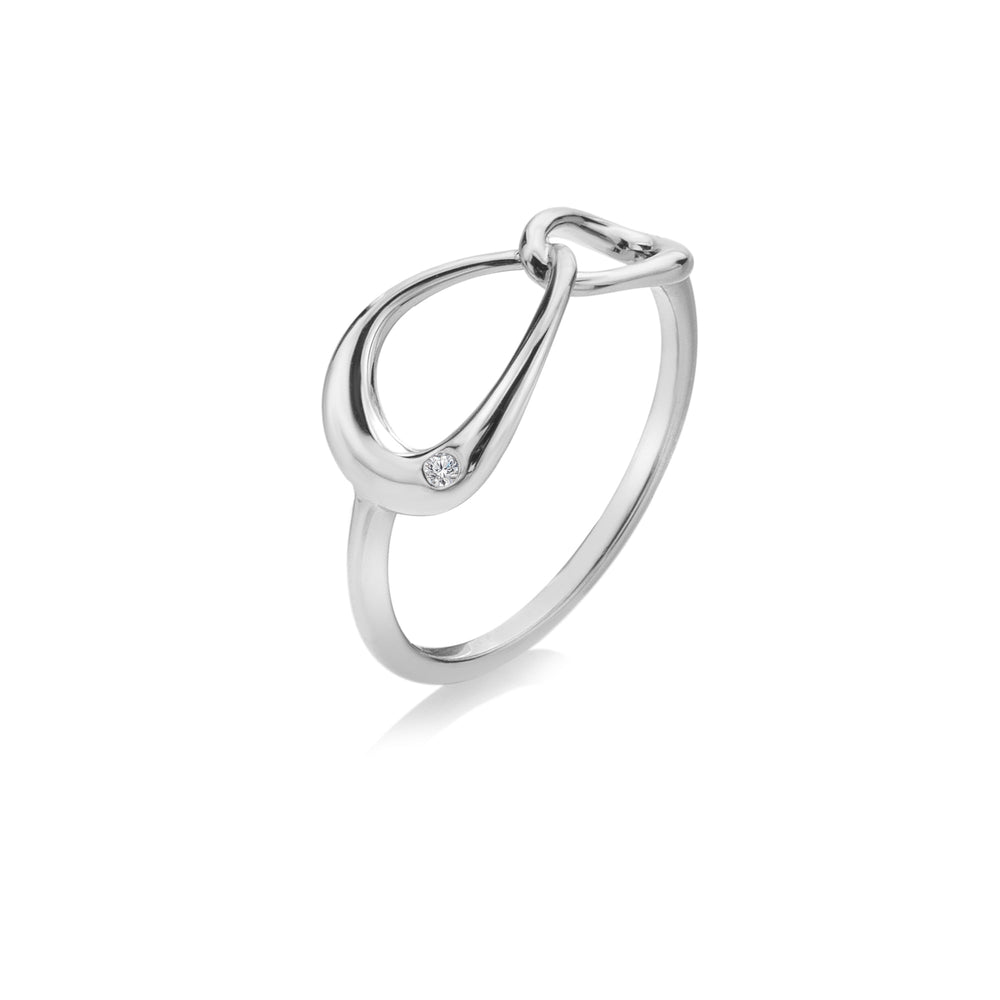 Sterling Silver Sleek Ring DR290Hot DiamondsDR290/K