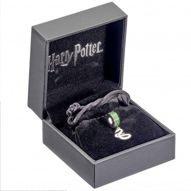 Sterling Silver Slytherin House Slider CharmHarry PotterWB000223 - SC