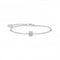 Sterling Silver Snowflake White Stones Bracelet A2082 - 051 - 14 - L19VThomas Sabo Charm Club CharmingA2082 - 051 - 14