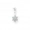 Sterling Silver Snowflake With White Stones Single Earring H2255 - 051 - 14Thomas Sabo Charm Club CharmingH2255 - 051 - 14