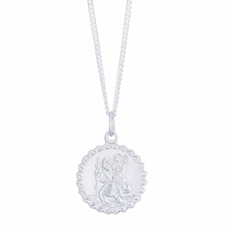 Sterling Silver St Christopher PendantThe Fine CollectiveBA0038517