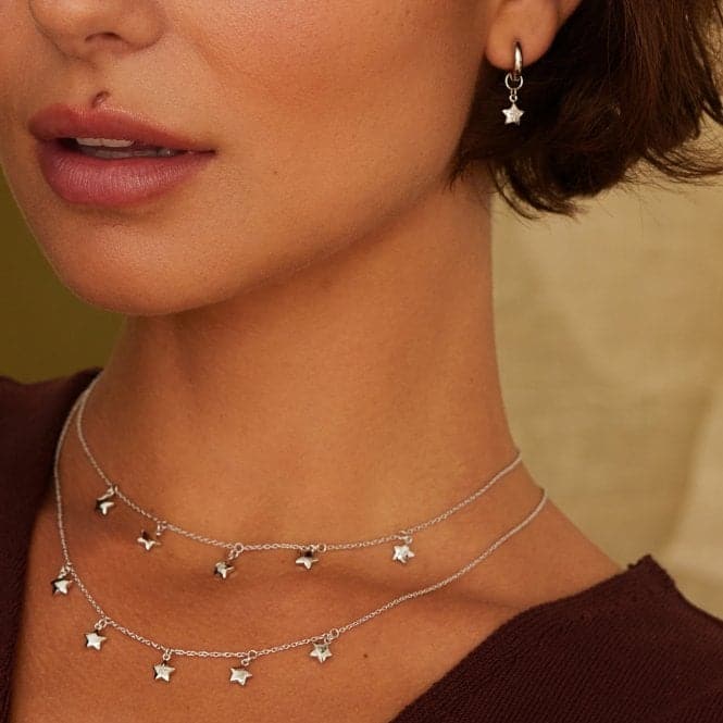 Sterling Silver Star Choker DN161Hot DiamondsDN161