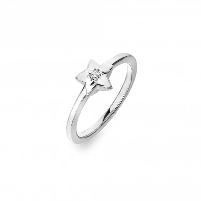 Sterling Silver Star Ring DR242Hot DiamondsDR242/L