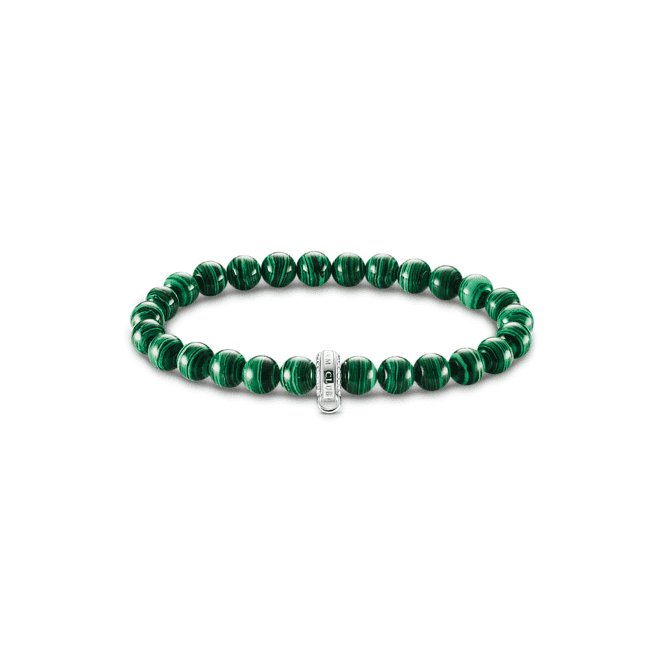 Sterling Silver Stone Green Bracelet X0284 - 475 - 6Thomas Sabo Charm ClubX0284 - 475 - 6 - L15