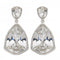 Sterling Silver Swarosvki Trilliant Earrings E5825CBeginningsE5825C