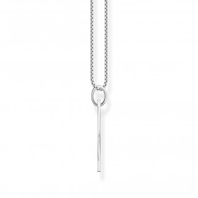 Sterling Silver Tag Necklace KE2141 - 001 - 21 - L45VThomas Sabo Sterling SilverKE2141 - 001 - 21 - L45V