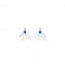 Sterling Silver Tail Fin Blue Stones Earrings H2228 - 644 - 1Thomas Sabo Sterling SilverH2228 - 644 - 1