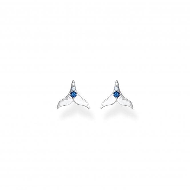 Sterling Silver Tail Fin Blue Stones Earrings H2228 - 644 - 1Thomas Sabo Sterling SilverH2228 - 644 - 1