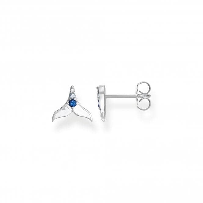 Sterling Silver Tail Fin Blue Stones Earrings H2228 - 644 - 1Thomas Sabo Sterling SilverH2228 - 644 - 1