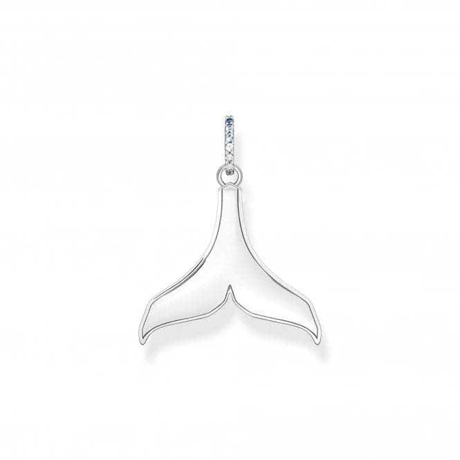 Sterling Silver Tail Fin Blue Stones Pendant PE931 - 644 - 1Thomas Sabo Sterling SilverPE931 - 644 - 1