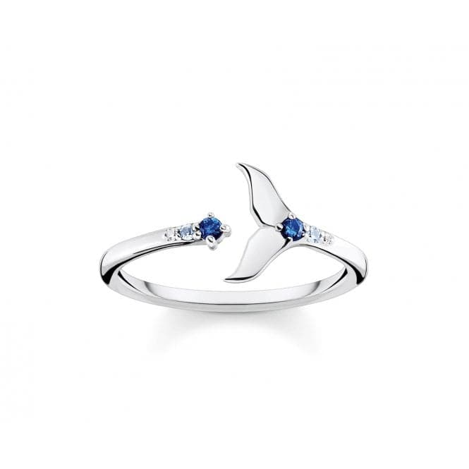 Sterling Silver Tail Fin Blue Stones Ring TR2386 - 644 - 1Thomas Sabo Sterling SilverTR2386 - 644 - 1 - 48