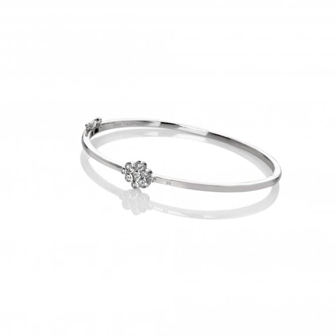 Sterling Silver Tender Bangle DC187Hot DiamondsDC187