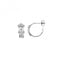 Sterling Silver Tender Statement Earrings DE641Hot DiamondsDE641