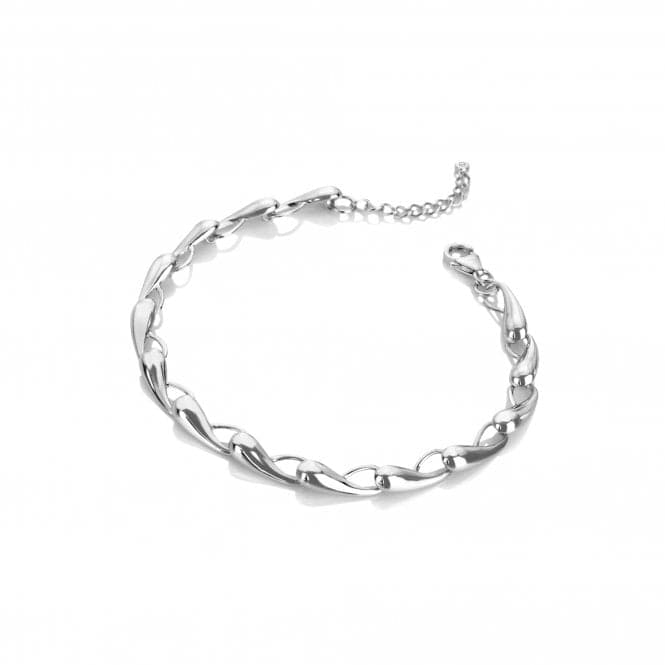 Sterling Silver Tide Bracelet DL669Hot DiamondsDL669