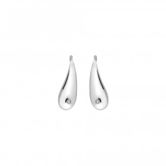 Sterling Silver Tide Earrings DE786Hot DiamondsDE786