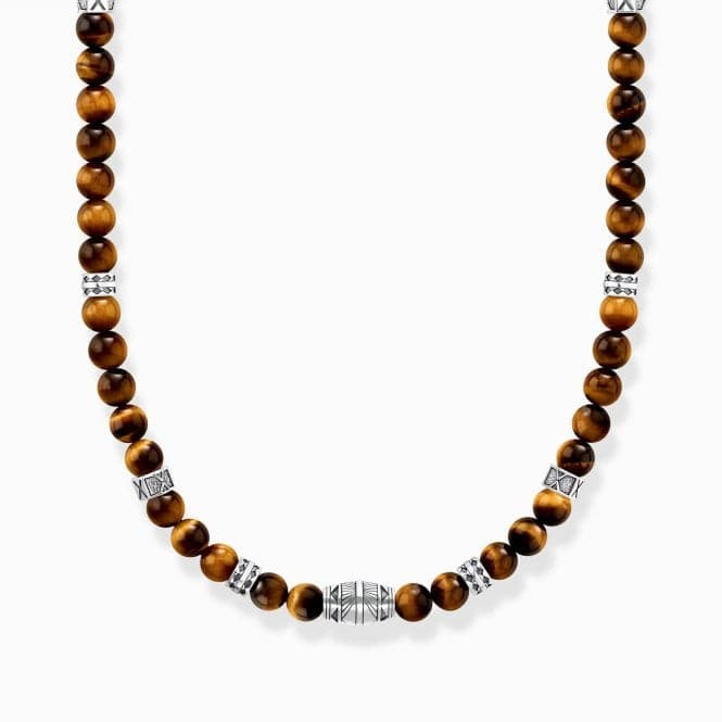 Sterling Silver Tiger's Eye Necklace KE2180 - 826 - 2Thomas Sabo Sterling SilverKE2180 - 826 - 2