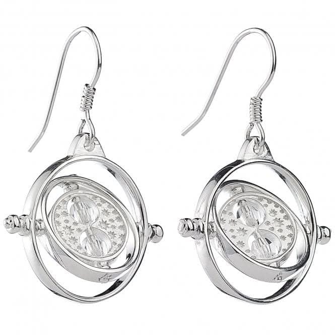 Sterling Silver Time Turner Drop Earrings with Crystal ElementsHarry PotterHPSE021