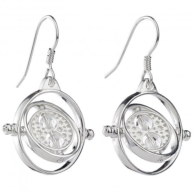 Sterling Silver Time Turner Drop Earrings with Crystal ElementsHarry PotterHPSE021