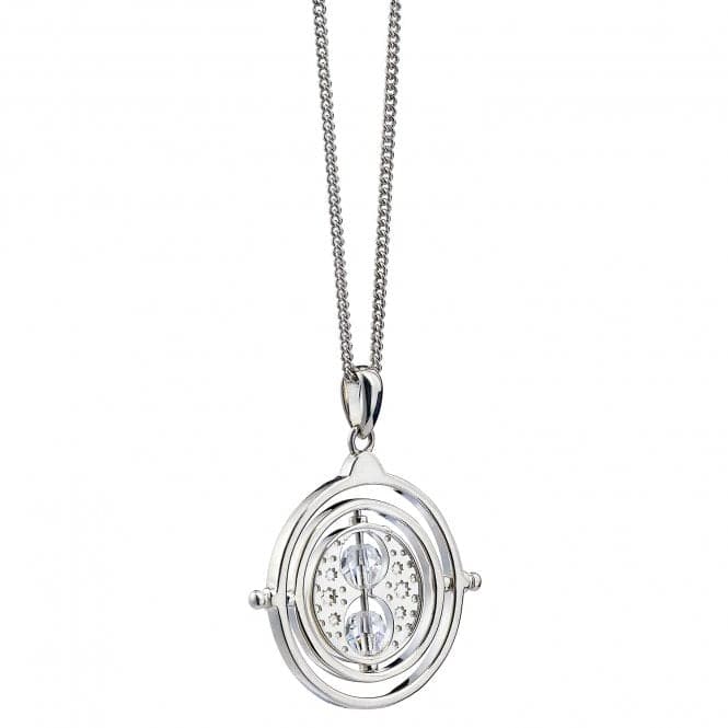 Sterling Silver Time Turner Necklace with Crystal ElementsHarry PotterHPSN021