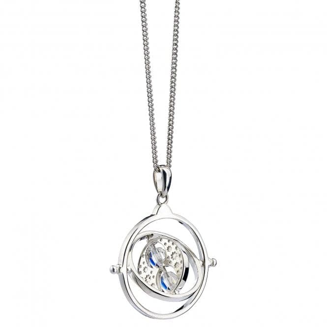 Sterling Silver Time Turner Necklace with Crystal ElementsHarry PotterHPSN021