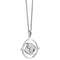 Sterling Silver Time Turner Necklace with Crystal ElementsHarry PotterHPSN021