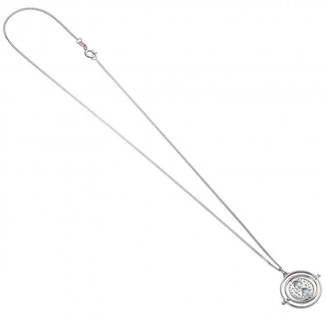 Sterling Silver Time Turner Necklace with Crystal ElementsHarry PotterHPSN021