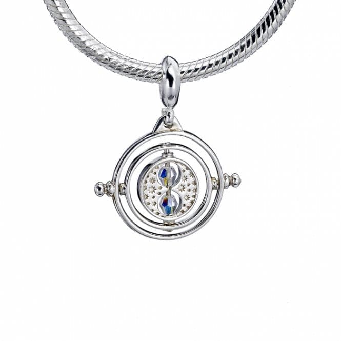 Sterling Silver Time Turner Slider Charm with Crystal ElementsHarry PotterHPSC021 - SC