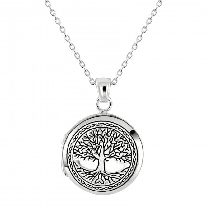 Sterling Silver Tree of Life Locket Pendant 98992OXDew98992OX028