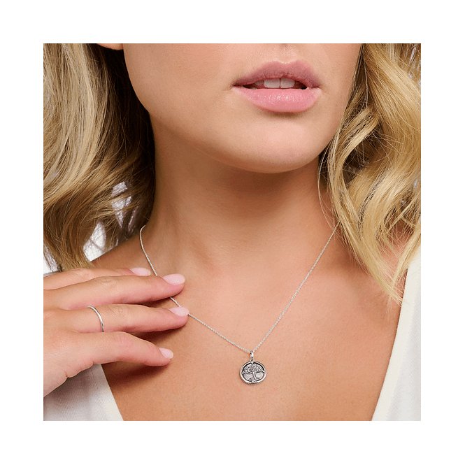 Sterling Silver Tree Of Love Necklace KE2137 - 643 - 21 - L45VThomas Sabo Sterling SilverKE2137 - 643 - 21 - L45V