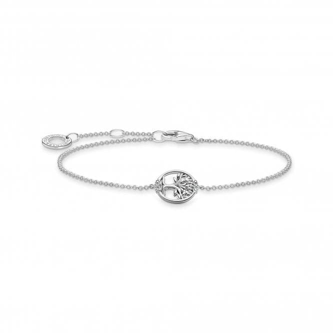 Sterling Silver Tree Of Love White Bracelet A2041 - 051 - 14 - L19VThomas Sabo Charm Club CharmingA2041 - 051 - 14 - L19V