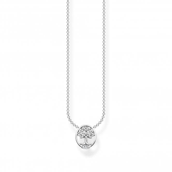 Sterling Silver Tree Of Love White Necklace KE2126 - 051 - 14 - L45VThomas Sabo Charm Club CharmingKE2126 - 051 - 14 - L45V