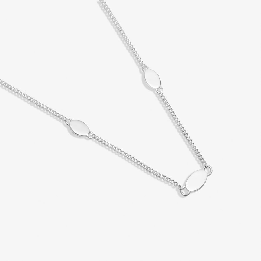 Sterling Silver Triple Oval Necklace JJS0136Joma JewelleryJJS0136