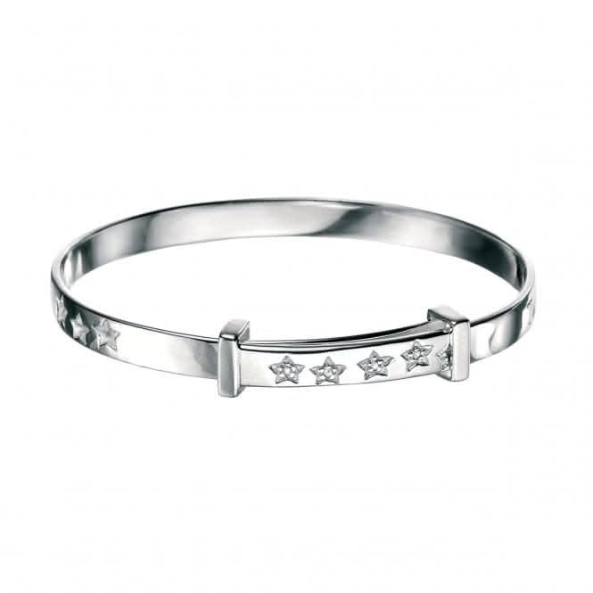 Sterling Twinkle Twinkle Little Star Bangle B4322