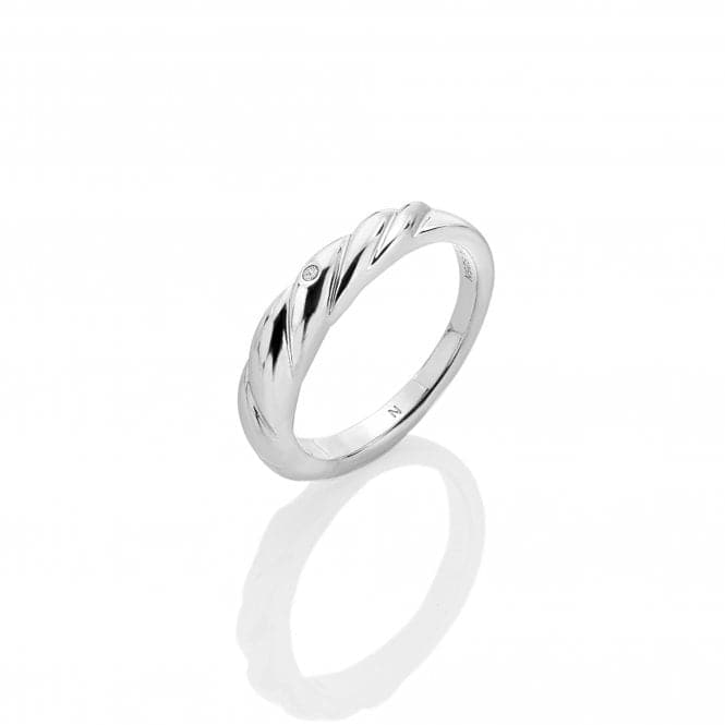 Sterling Silver Twist Ring DR238Hot DiamondsDR238/L