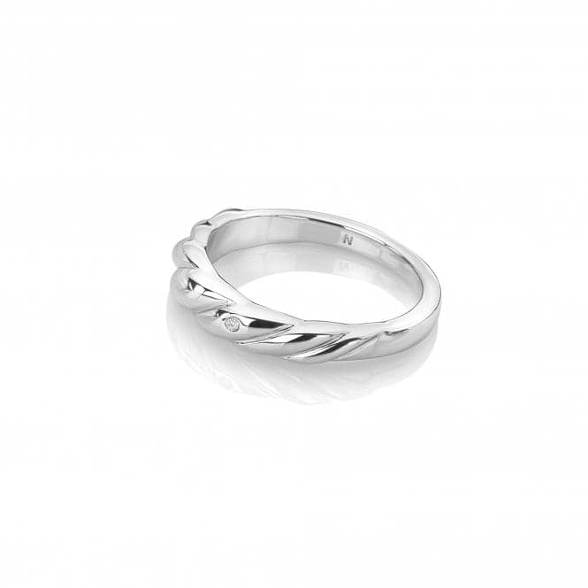 Sterling Silver Twist Ring DR238Hot DiamondsDR238/L
