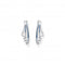 Sterling Silver Wave Blue Stones Hoop Earrings H2230 - 644 - 1Thomas Sabo Sterling SilverH2230 - 644 - 1