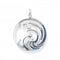 Sterling Silver Wave Blue Stones Pendant PE930 - 644 - 1Thomas Sabo Sterling SilverPE930 - 644 - 1