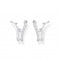 Sterling Silver Wave White Stones Earrings H2229 - 051 - 14Thomas Sabo Sterling SilverH2229 - 051 - 14