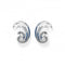 Sterling Silver Waves Blue Stones Ear Clip Earrings H2225 - 644 - 1Thomas Sabo Sterling SilverH2225 - 644 - 1