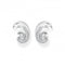 Sterling Silver Waves White Stones Ear Clip Earrings H2225 - 051 - 14Thomas Sabo Sterling SilverH2225 - 051 - 14