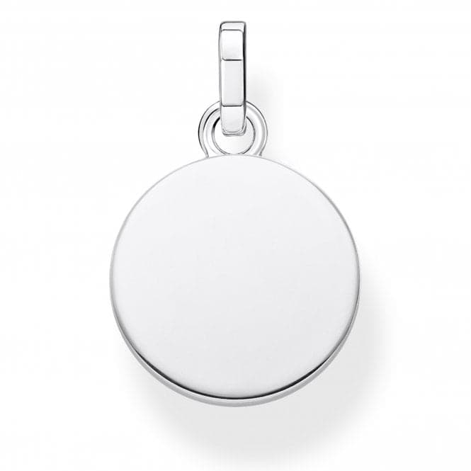 Sterling Silver White Cat Paw Disc Pendant PE882 - 643 - 14Thomas Sabo Sterling SilverPE882 - 643 - 14