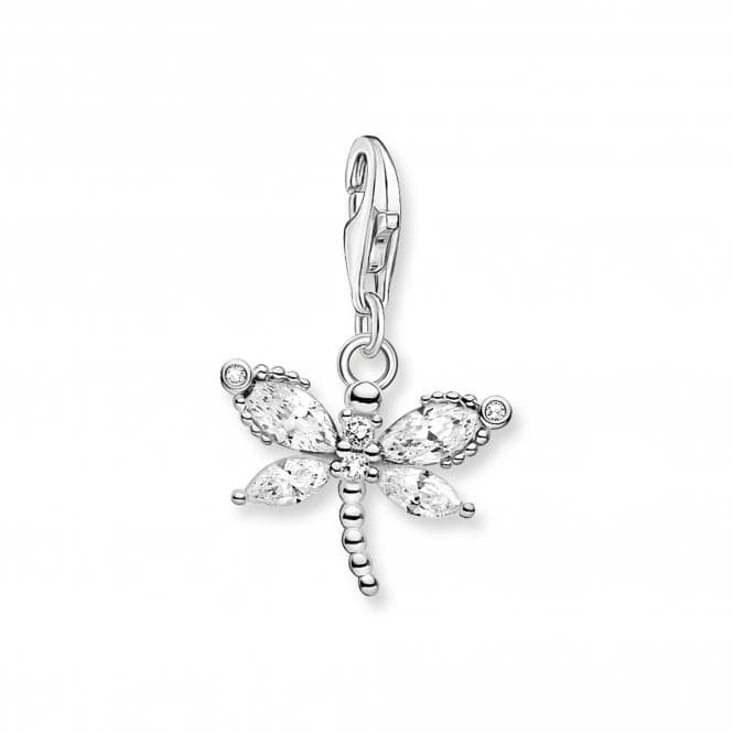 Sterling Silver White Dragonfly Charm Pendant 1872 - 051 - 14Thomas Sabo Charm Club1872 - 051 - 14