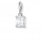 Sterling Silver White Facet Charm Pendant 1849 - 051 - 14Thomas Sabo Charm Club1849 - 051 - 14