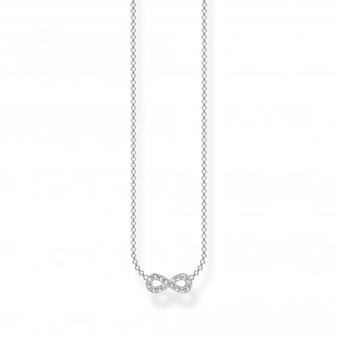 Sterling Silver White Infinity Necklace KE2124 - 051 - 14 - L45VThomas Sabo Charm Club CharmingKE2124 - 051 - 14 - L45V