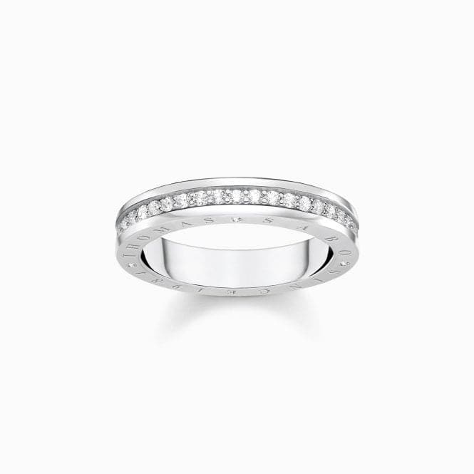 Sterling Silver White Pavé Stones Ring TR2254 - 051 - 14Thomas Sabo Sterling SilverTR2254 - 051 - 14 - 60