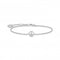Sterling Silver White Peace Bracelet A2083 - 051 - 14 - L19VThomas Sabo Charm Club CharmingA2083 - 051 - 14