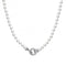 Sterling Silver White Shell Pearl and Clear Cubic Zirconia Necklace N4593DiamonfireN4593