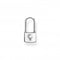 Sterling Silver White Single Hoop Padlock Earring CR679 - 051 - 14Thomas Sabo Charm Club CharmingCR679 - 051 - 14